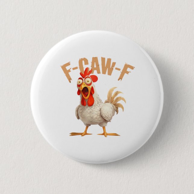 F-Caw-F Classic Aesthetic Style Button (Vorderseite)
