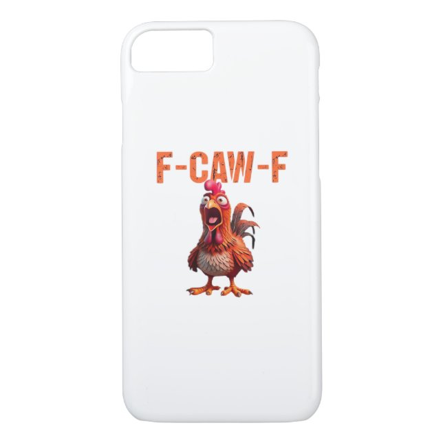 F-Caw-F Classic Basic Design Case-Mate iPhone Hülle (Rückseite)