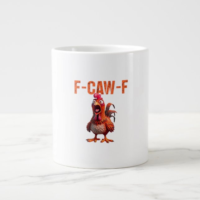 F-Caw-F Classic Basic Design Jumbo-Tasse (Vorderseite)