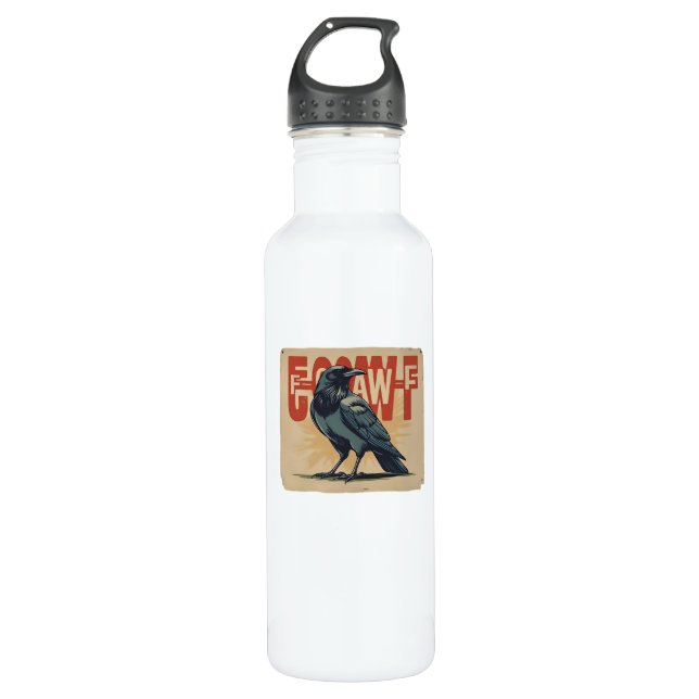 F-Caw-F Classic Classic Unique Edelstahlflasche (Vorderseite)