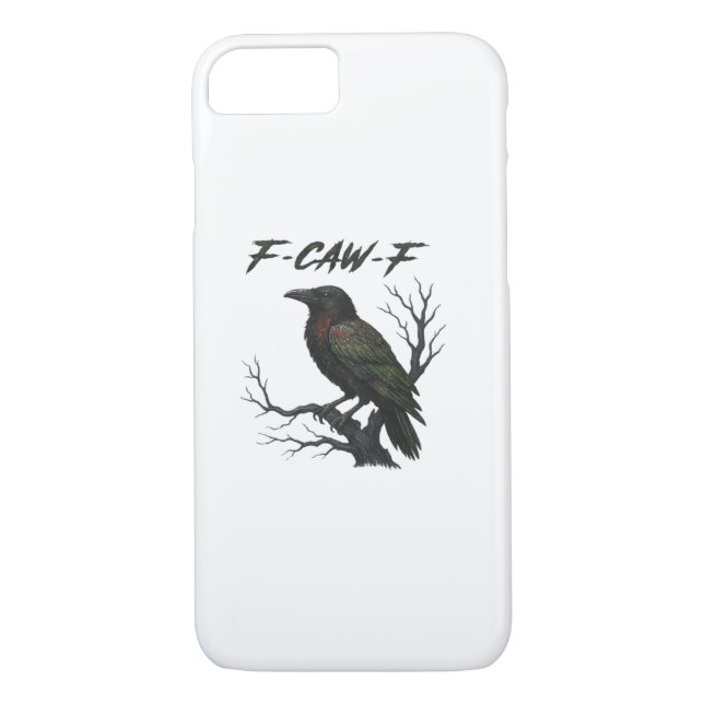 F-Caw-F Classic Cool Case-Mate iPhone Hülle (Rückseite)