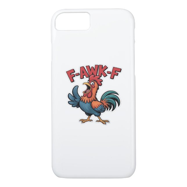 F-Caw-F Classic Cool Unique Case-Mate iPhone Hülle (Rückseite)