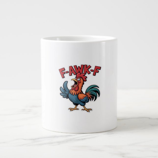 F-Caw-F Classic Cool Unique Jumbo-Tasse (Vorderseite)