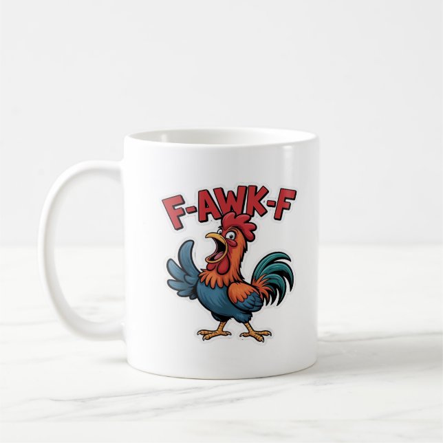 F-Caw-F Classic Cool Unique Kaffeetasse (Links)