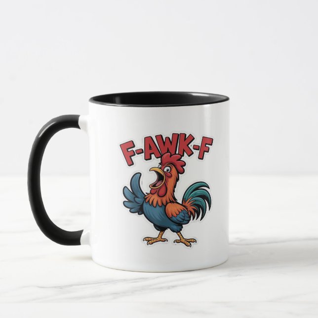 F-Caw-F Classic Cool Unique Tasse (Links)