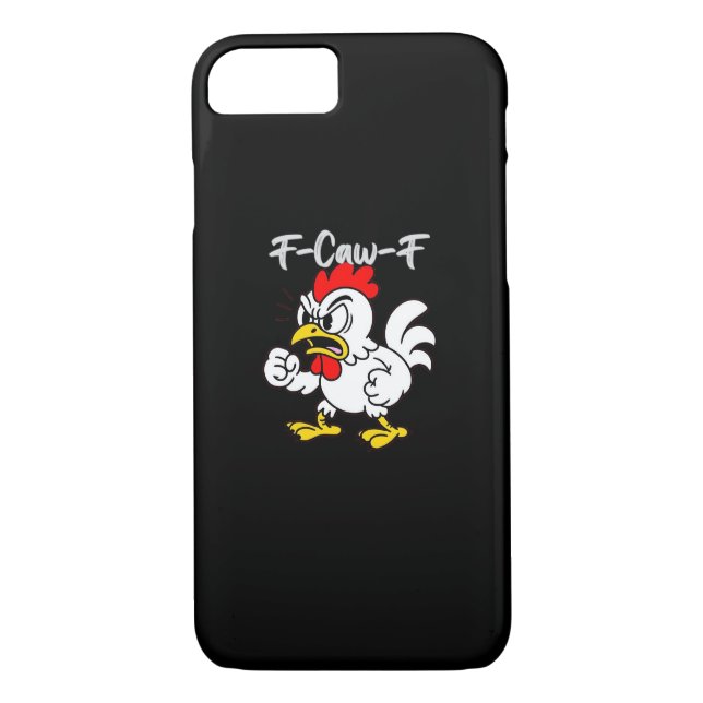 F-Caw-F Classic Creative Casual Case-Mate iPhone Hülle (Rückseite)