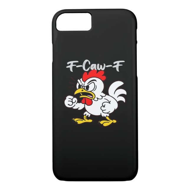 F-Caw-F Classic Creative Casual Case-Mate iPhone Hülle (Rückseite)