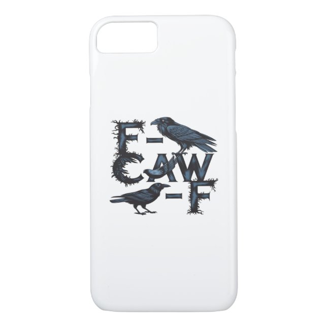 F-Caw-F Classic Creative Style Case-Mate iPhone Hülle (Rückseite)