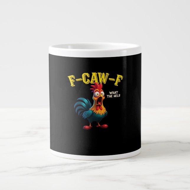 F Caw F Classic Design  Jumbo-Tasse (Vorderseite)