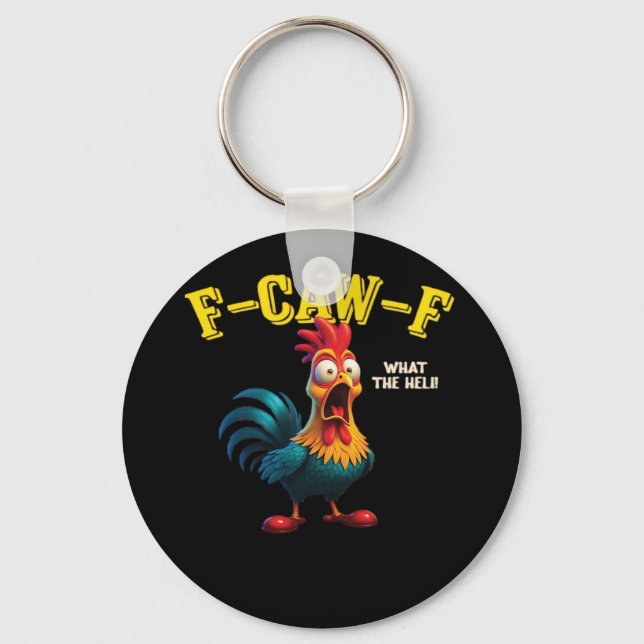 F Caw F Classic Design  Schlüsselanhänger (Vorderseite)