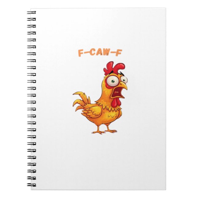 F-Caw-F Classic Funny Quote Notizblock (Vorderseite)