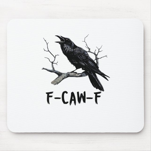 F-Caw-F Classic Minimal Clean Mousepad (Vorne)