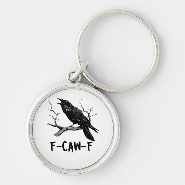 F-Caw-F Classic Minimal Clean Schlüsselanhänger (Vorne)