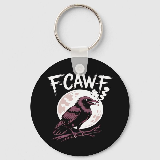 F-Caw-F Classic Minimal Clean Schlüsselanhänger (Vorderseite)
