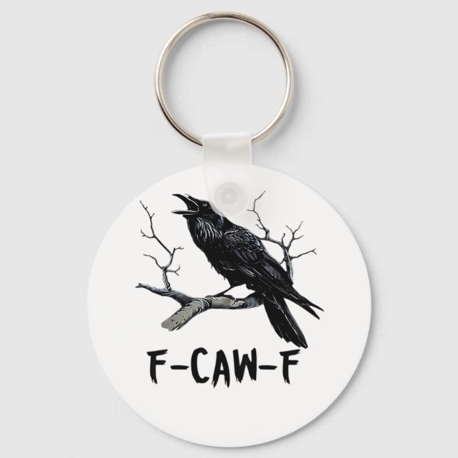 F-Caw-F Classic Minimal Clean Schlüsselanhänger (Vorderseite)