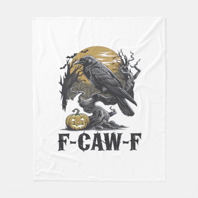 F-Caw-F Classic Minimal Design Fleecedecke (Vorderseite)