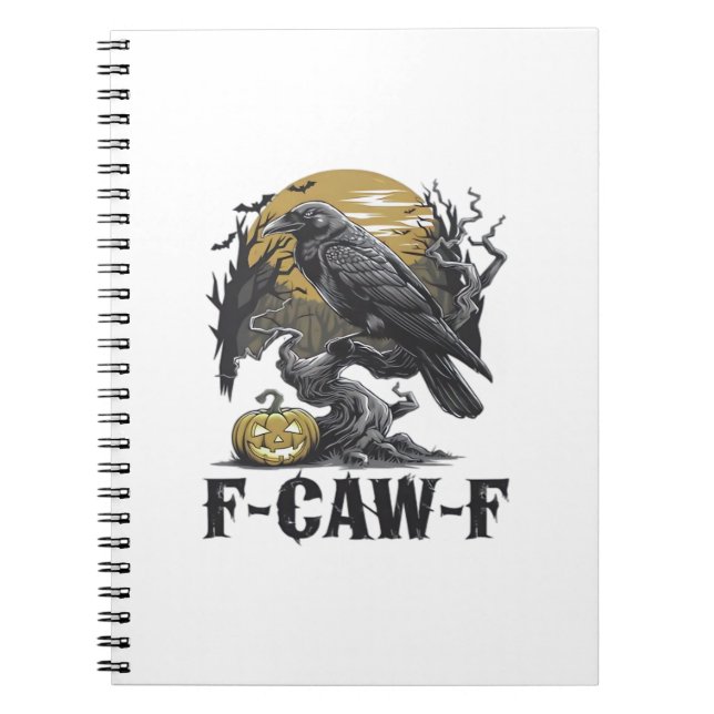 F-Caw-F Classic Minimal Design Notizblock (Vorderseite)