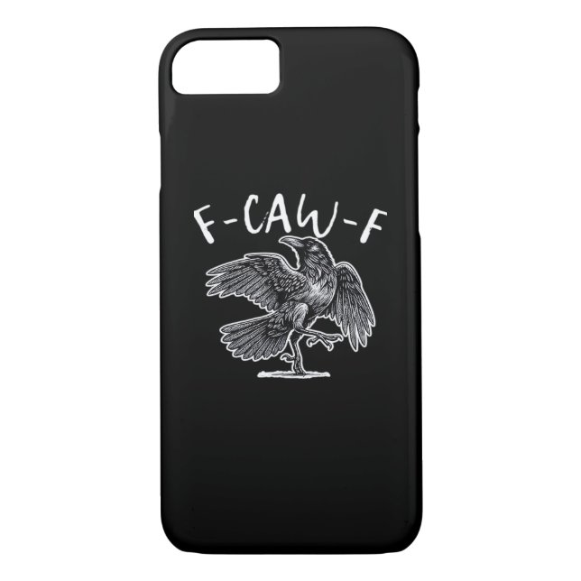 F-Caw-F Classic Retro Case-Mate iPhone Hülle (Rückseite)