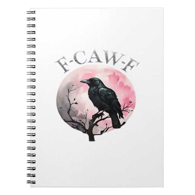 F-Caw-F Classic Retro Cool Notizblock (Vorderseite)