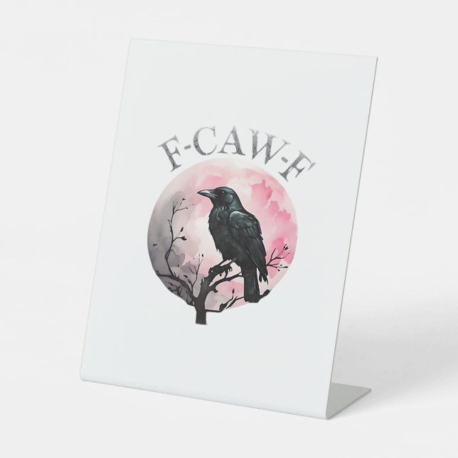 F-Caw-F Classic Retro Cool Sockelschild (Vorderseite)