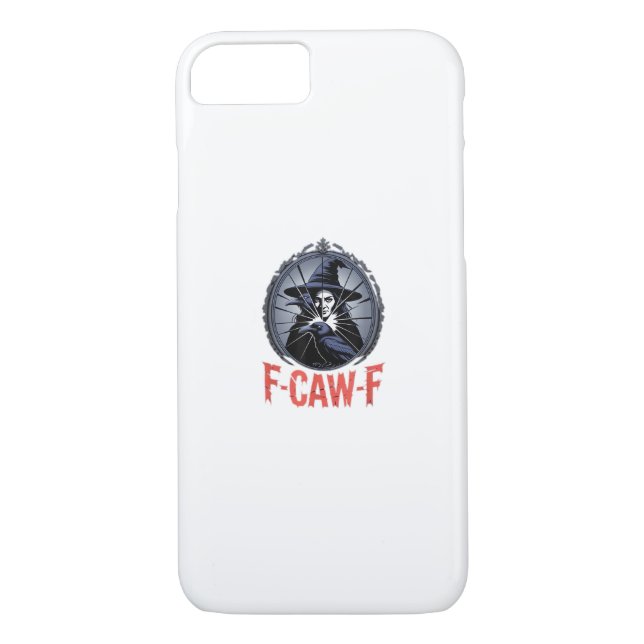 F-Caw-F Classic Retro Graphic Case-Mate iPhone Hülle (Rückseite)