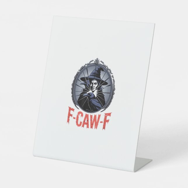 F-Caw-F Classic Retro Graphic Sockelschild (Vorderseite)