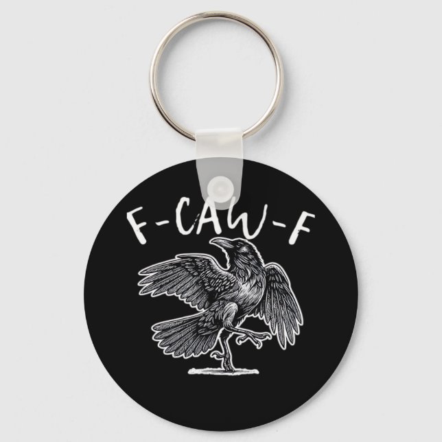 F-Caw-F Classic Retro Schlüsselanhänger (Vorderseite)