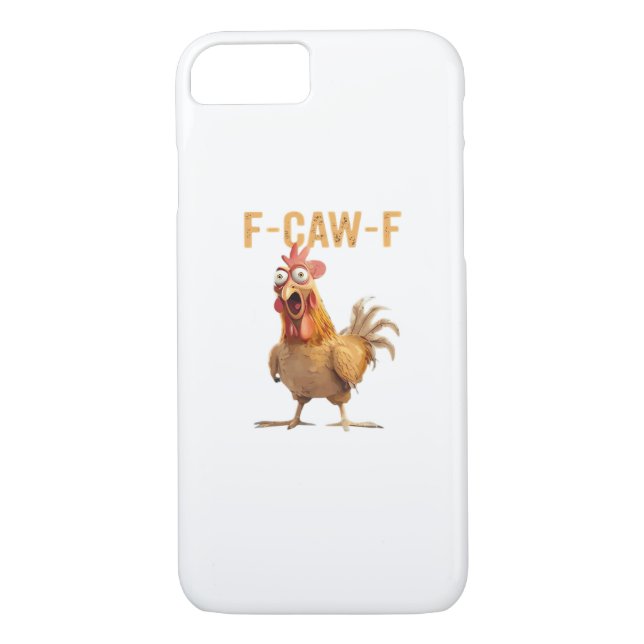 F-Caw-F Classic Retro Style Case-Mate iPhone Hülle (Rückseite)