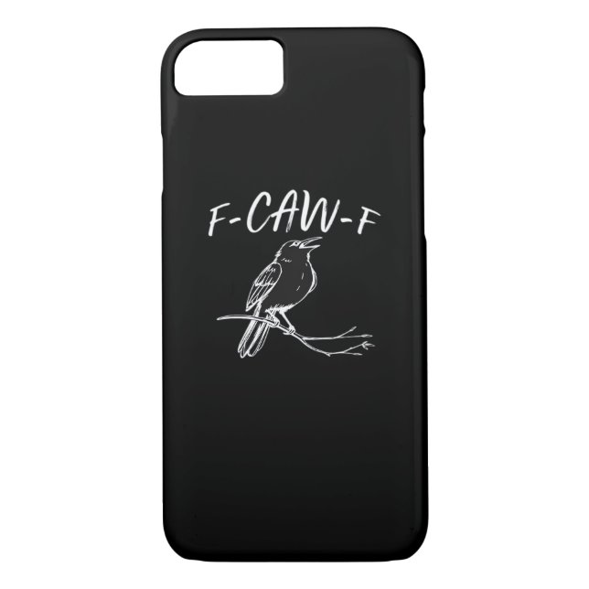 F-Caw-F Classic Retro Style Case-Mate iPhone Hülle (Rückseite)