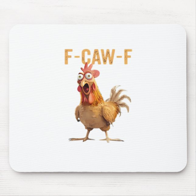 F-Caw-F Classic Retro Style Mousepad (Vorne)