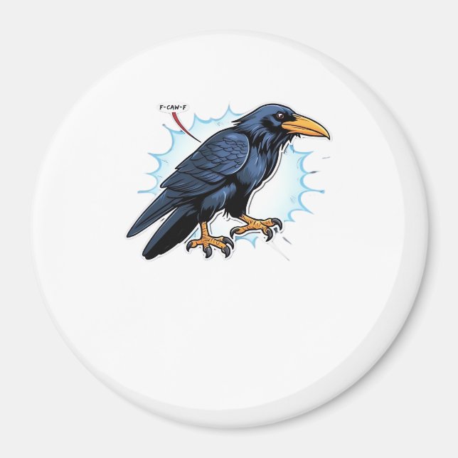 F-Caw-F Classic Simple Clean Magnet (Vorne)