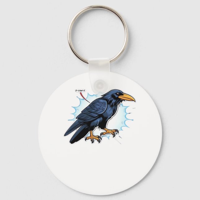 F-Caw-F Classic Simple Clean Schlüsselanhänger (Vorderseite)
