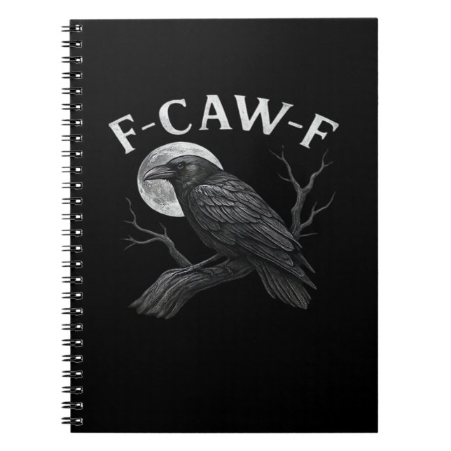 F-Caw-F Cool Unique Notizblock (Vorderseite)