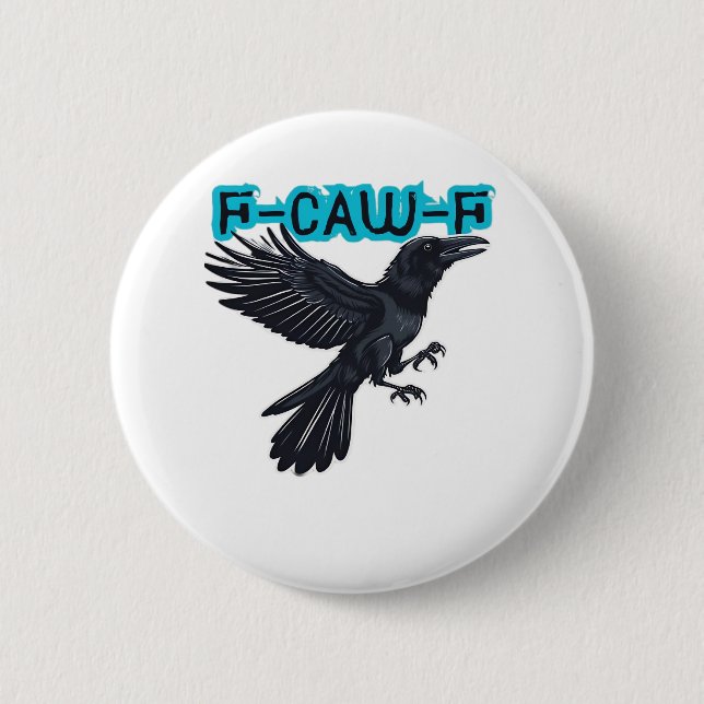 F Caw F Creative Casual Style Button (Vorderseite)