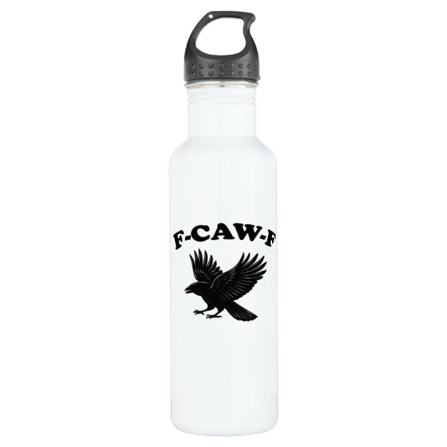F-Caw-F Creative Style Edelstahlflasche (Vorderseite)