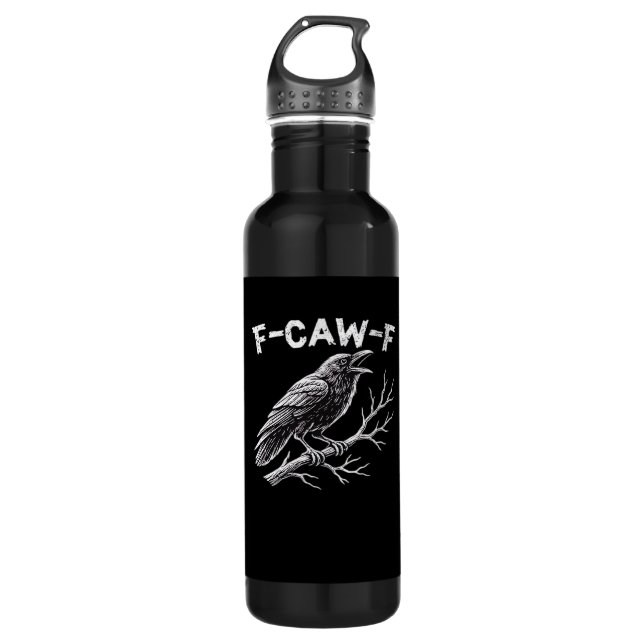 F-Caw-F Creative Style Edelstahlflasche (Vorderseite)