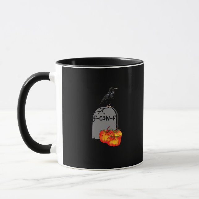 F-Caw-F Crow Classic Retro Cool Tasse (Links)