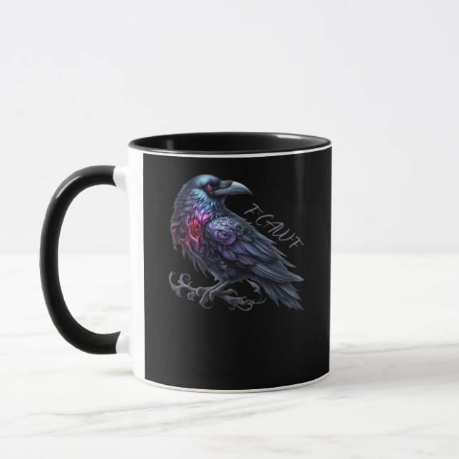 F-Caw-F Crow Classic Retro Style Tasse (Links)