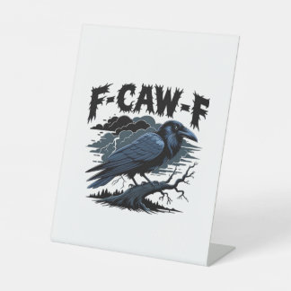 F-Caw-F Crow Essential Retro Classic Sockelschild