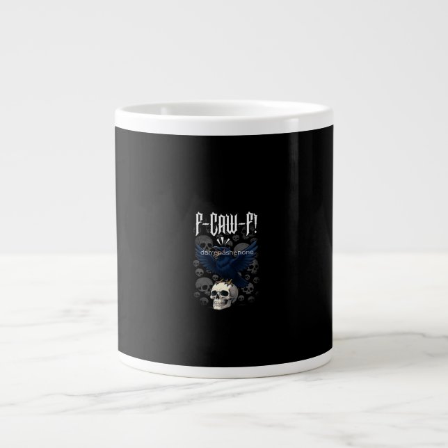 F-Caw-F Crow Graphic Creative Casual Jumbo-Tasse (Vorderseite)