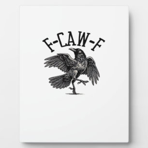 F Caw F Crow Kreative Freizeitkleidung Fotoplatte