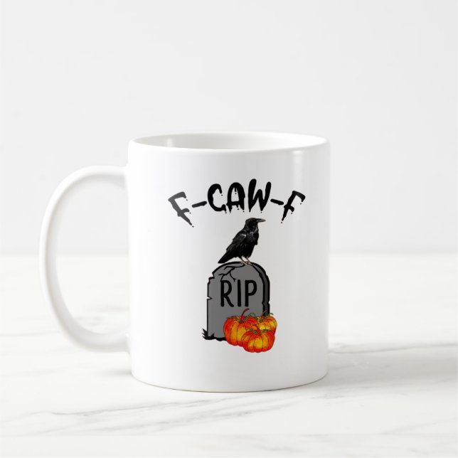 F Caw F Crow Retro Cool Kaffeetasse (Links)