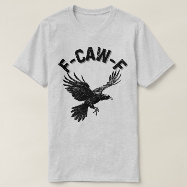 F CAW F Crow T-Shirt (Design vorne)