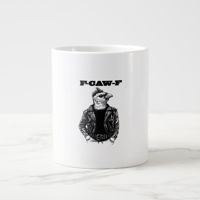 F Caw F Essential Aesthetic Design Jumbo-Tasse (Vorderseite)