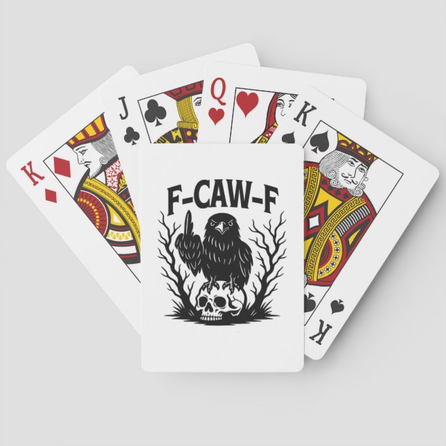 F Caw F Essential Cool Unique Style Spielkarten (Rückseite)