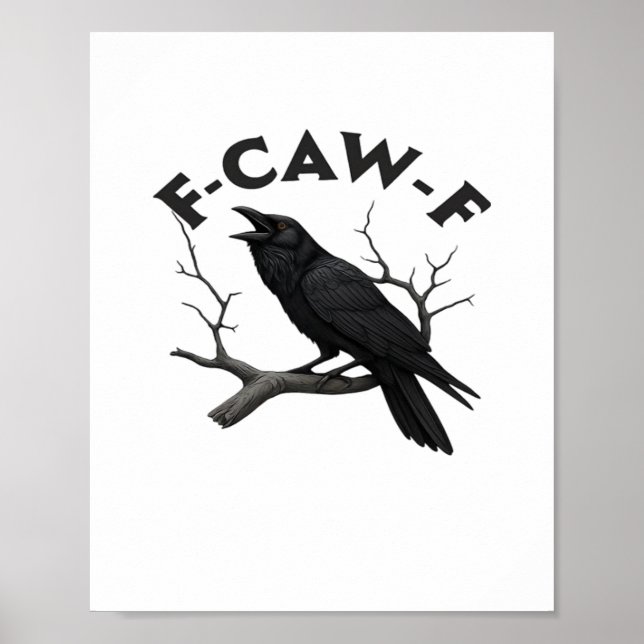 F Caw F Essential Creative Aesthetic Poster (Vorne)