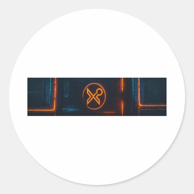 F-Caw-F Essential Creative Style Runder Aufkleber (Vorderseite)