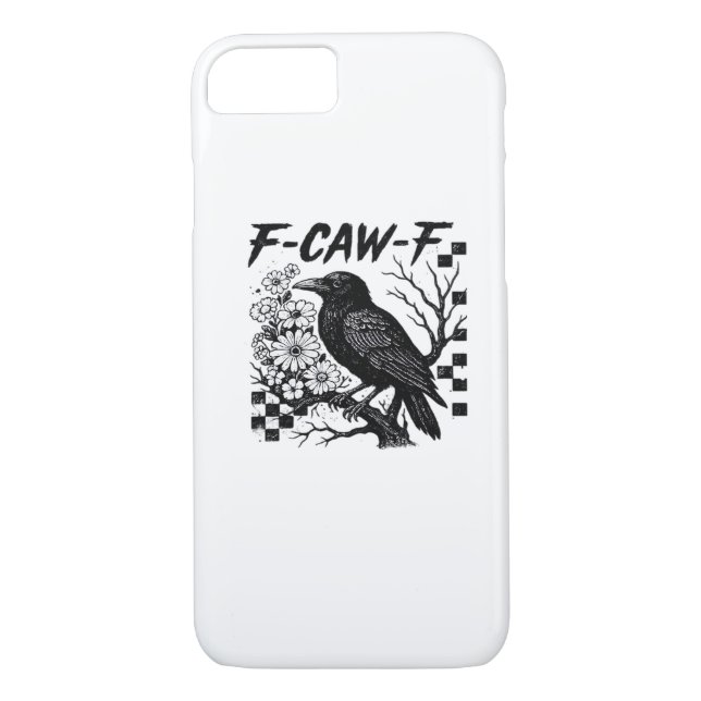 F Caw F Essential Funny Trendy Style Case-Mate iPhone Hülle (Rückseite)