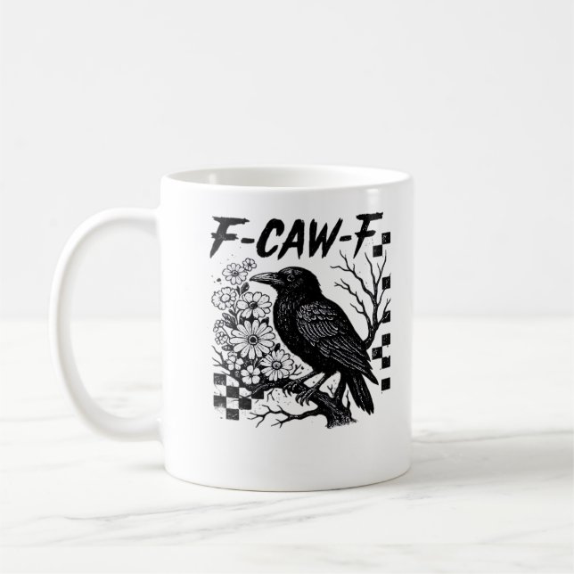 F Caw F Essential Funny Trendy Style Kaffeetasse (Links)