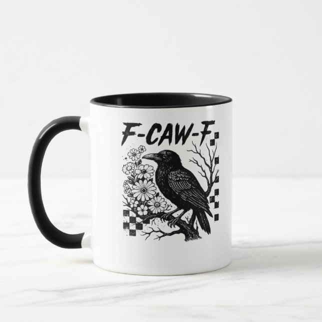 F Caw F Essential Funny Trendy Style Tasse (Links)